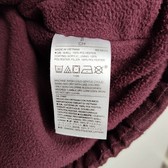 Old Navy Insulated Puffer Vest Women's Small Purple Full-Zip Pockets Sleeveless - Picture 7 of 8